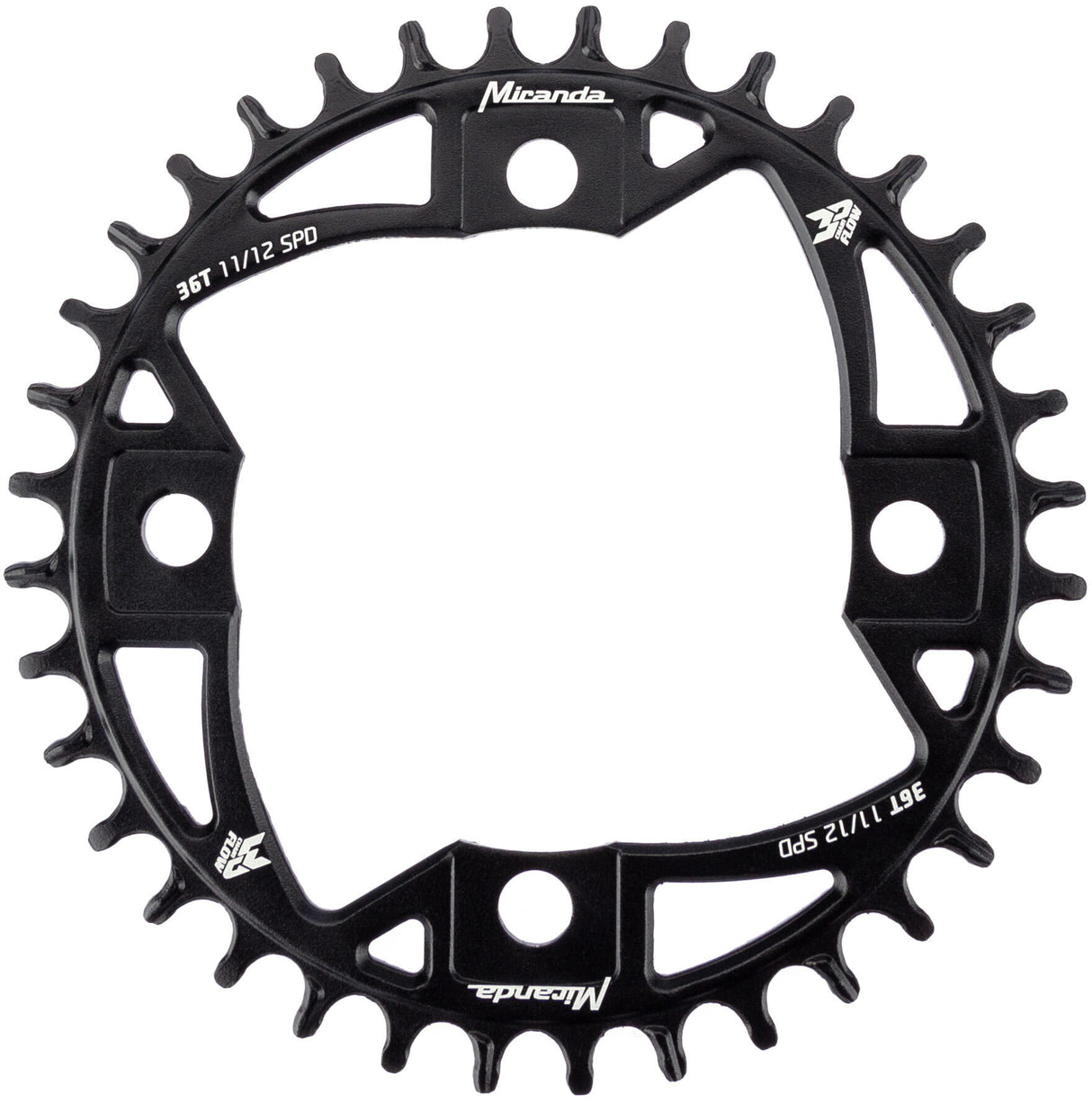 Miranda chainring mtb chainflow 3d chain ring mtb chainflow 3d 36t