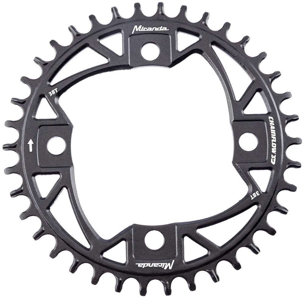 Miranda kettingblad mtb chainflow 3d chain ring mtb chainflow 3d 38t