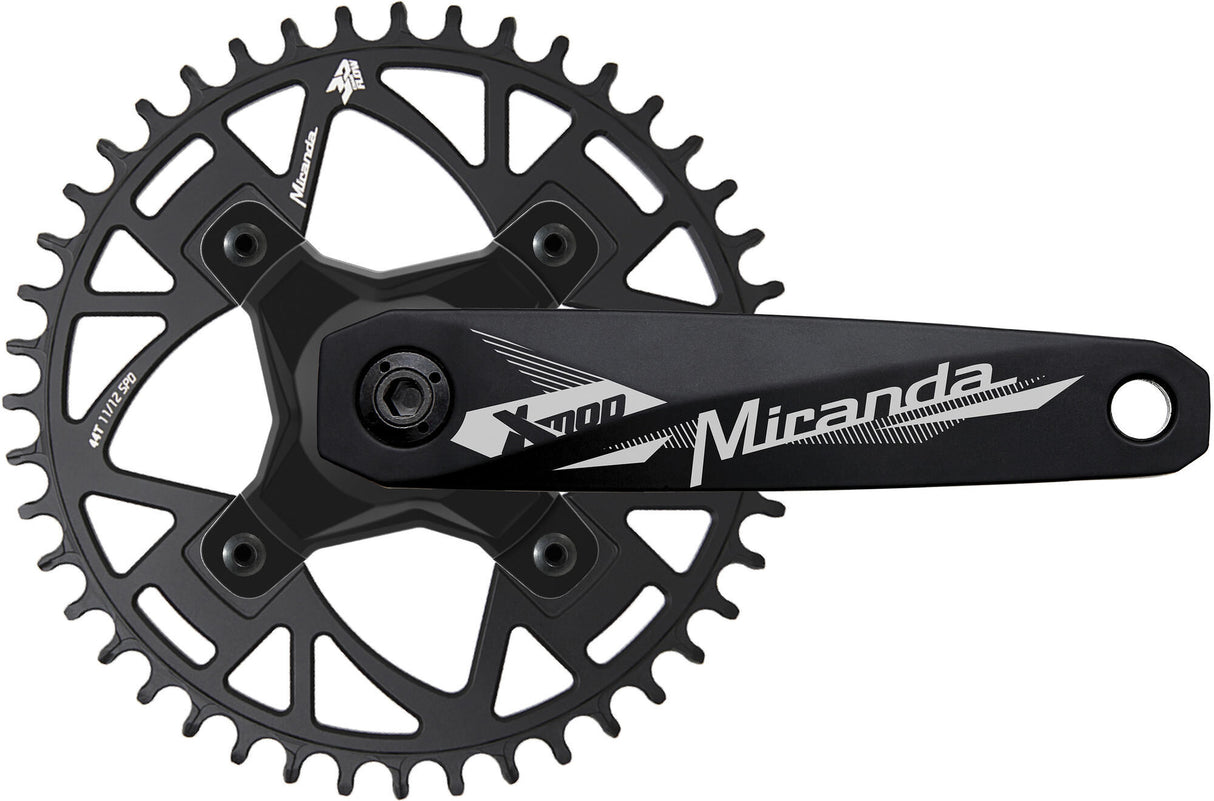 Miranda crankset modular mrtb chainflow 3d crankset mod.mrtb chainflow 3d 32t