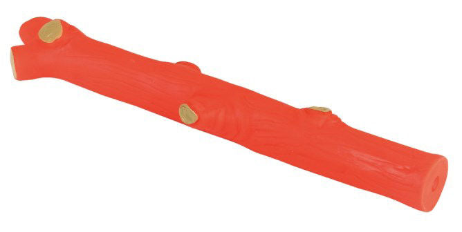 Speelstok vinyl 30 cm bruin