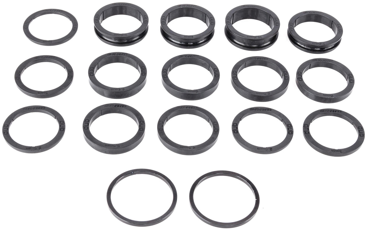 Sram spacer set bottom bracket spacer set dub mtb road v3