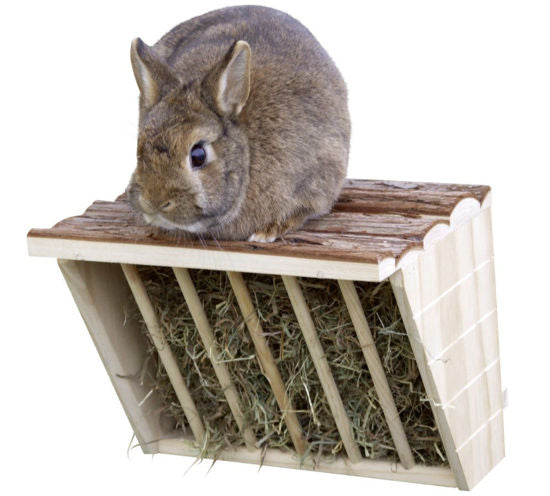 Kerbl hooiruif xl met zitplank nature 28 x 205 x 22 cm