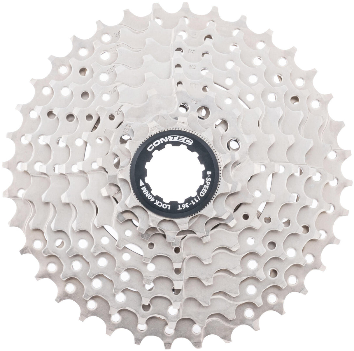 Contec grad cassette tandwiel ct cassette grad 11-36t 8sp sil. black