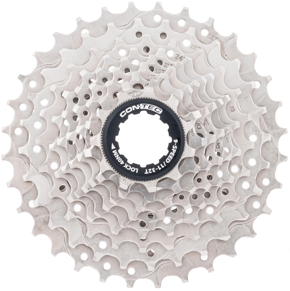 Contec grad cassette sprocket ct cassette grad 11-32t 9sp sil. black