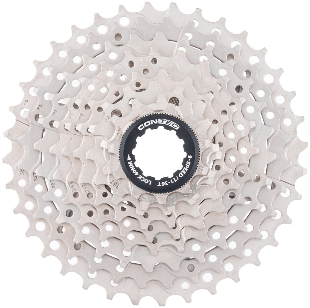 Contec grad cassette sprocket ct cassette grad 11-36t 9sp sil. black