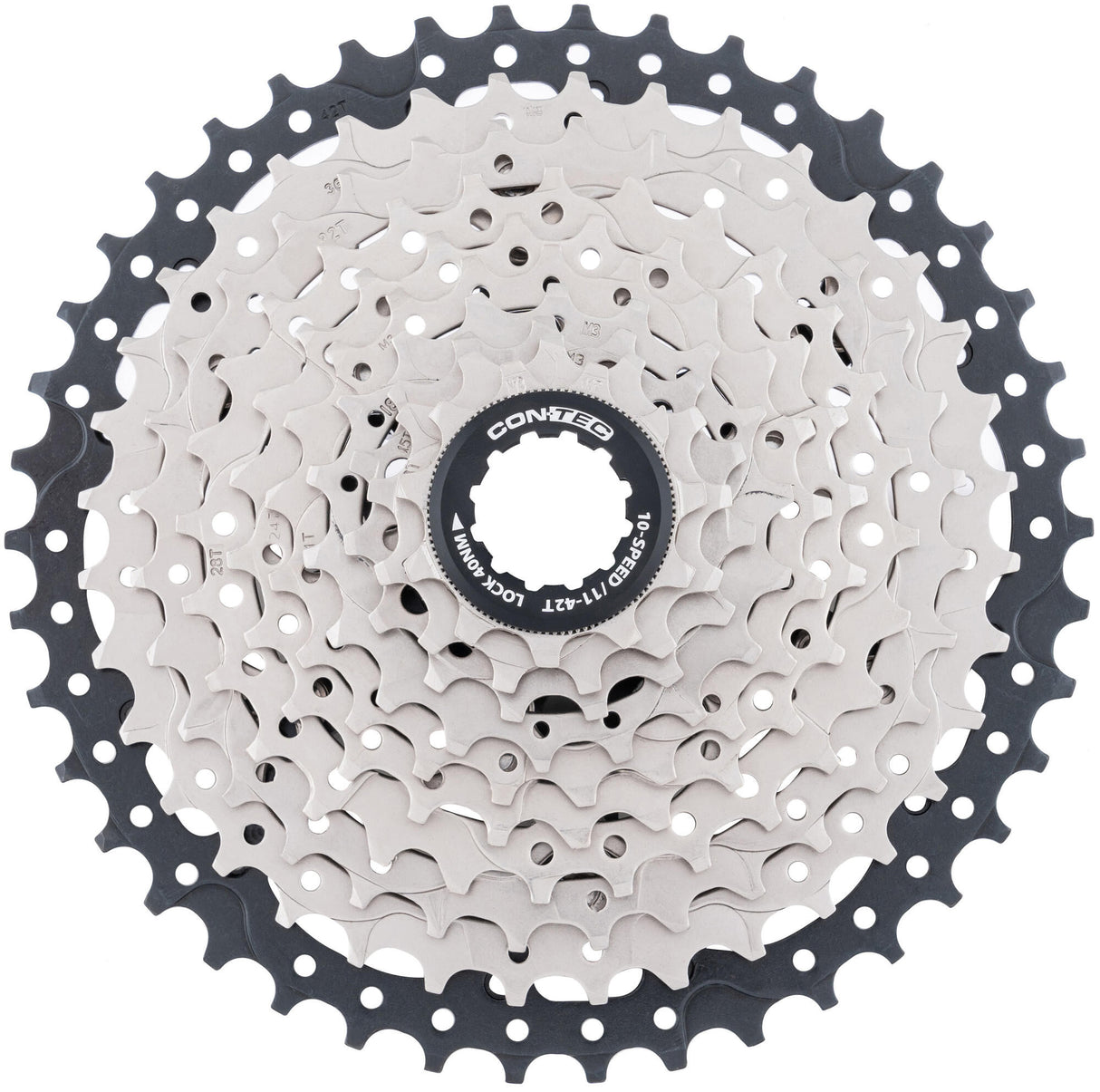Contec grad cassette sprocket ct cassette grad 11-42t 10sp sil. black