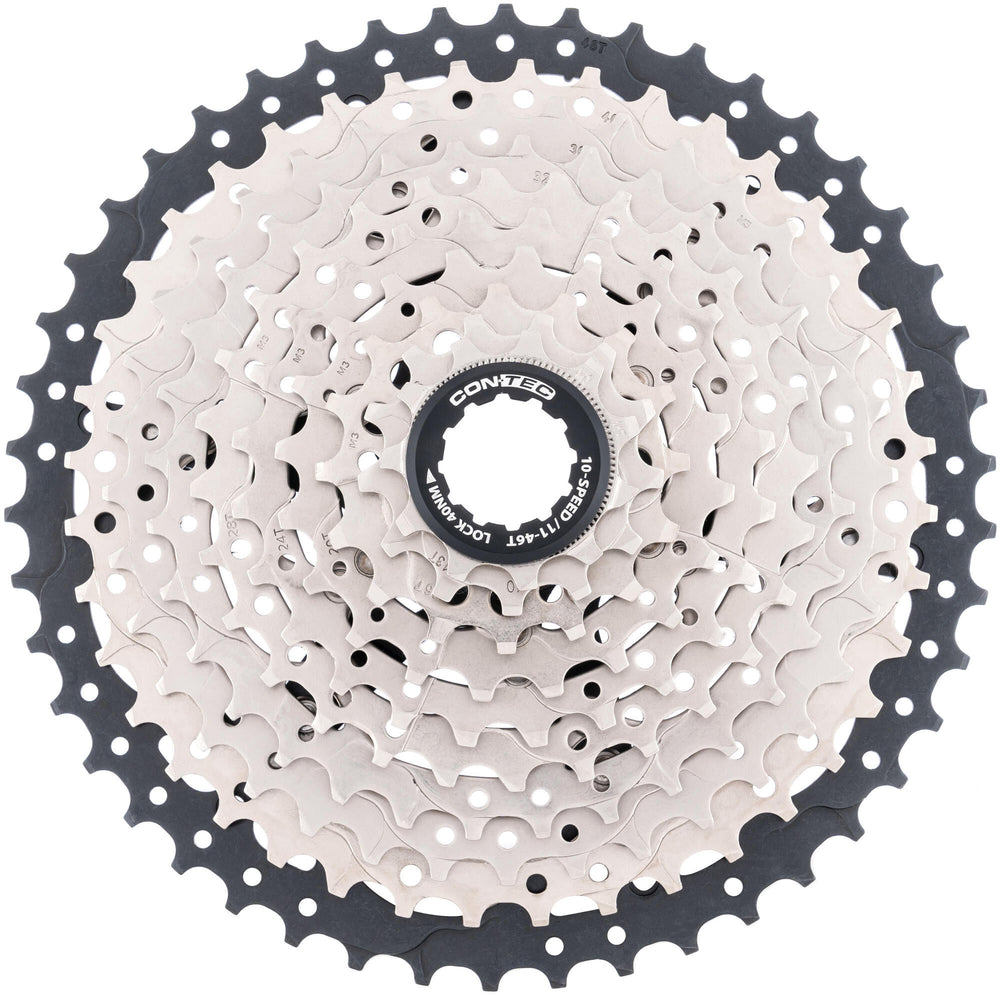 Contec grad cassette sprocket ct cassette grad 11-46t 10sp sil. black