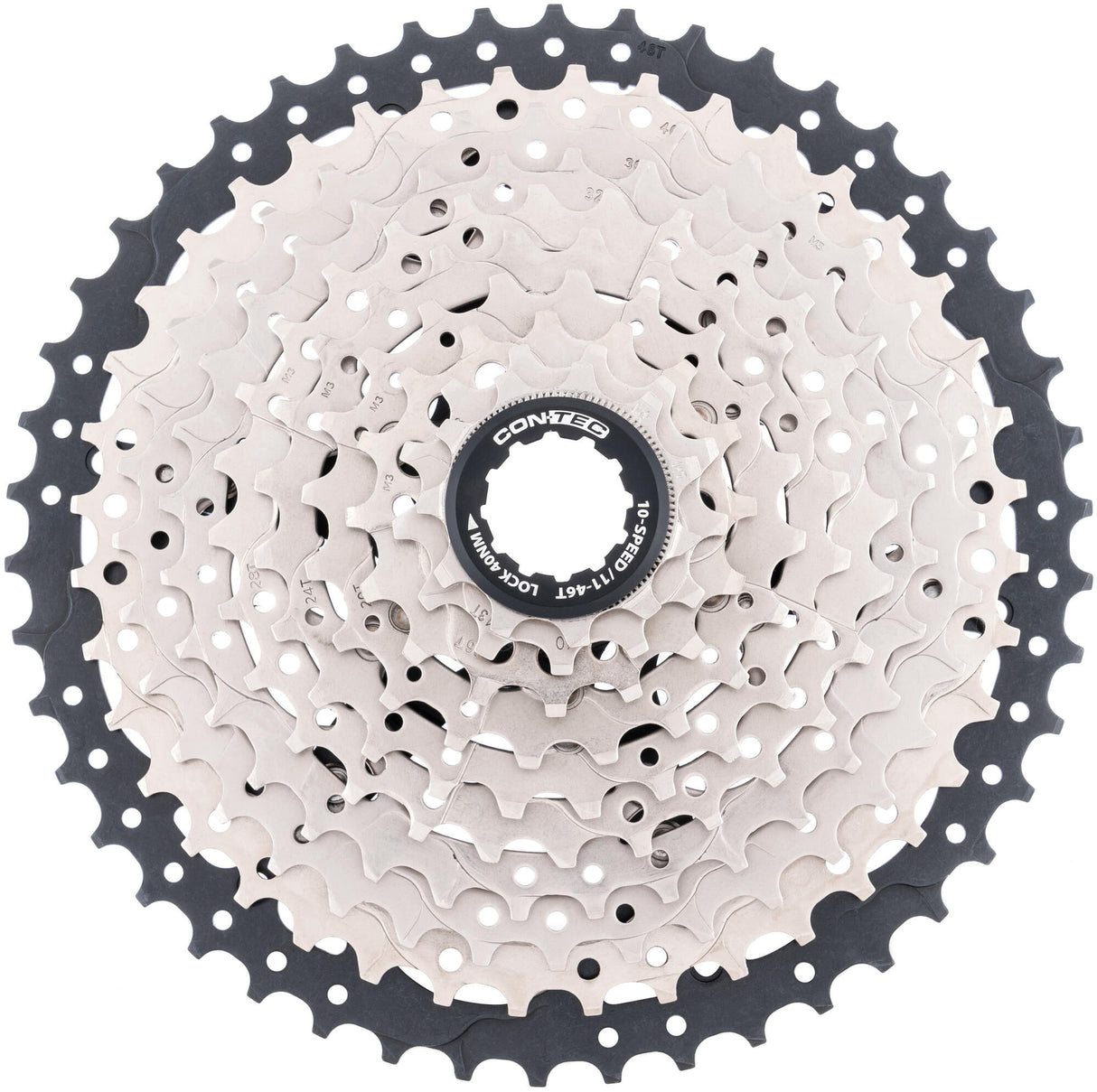 Contec grad cassette sprocket ct cassette grad 11-46t 10sp sil. black