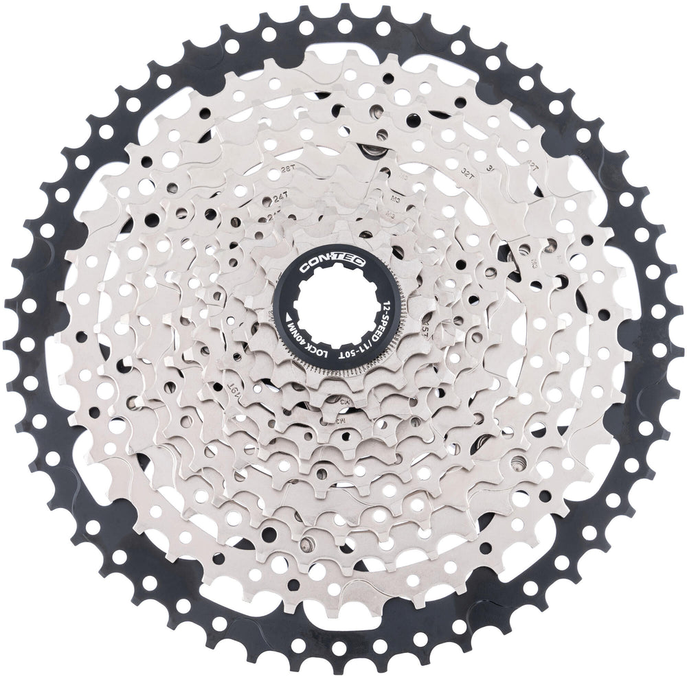 Contec grad cassette sprocket ct cassette grad 11-50t 12sp sil. black