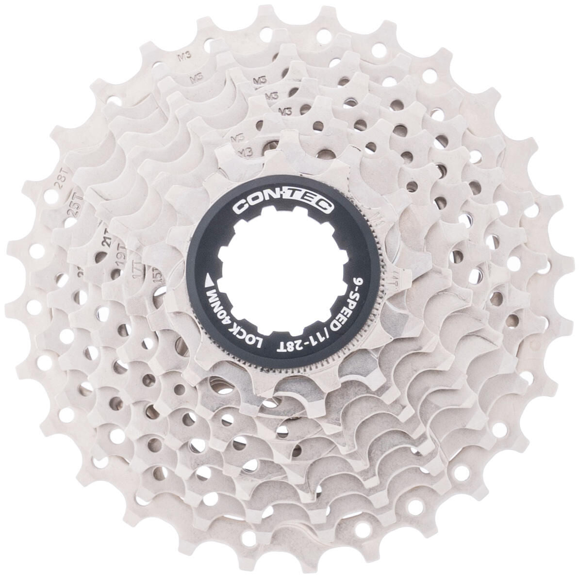 Contec grad cassette sprocket ct cassette grad 11-28t 9sp sil. black