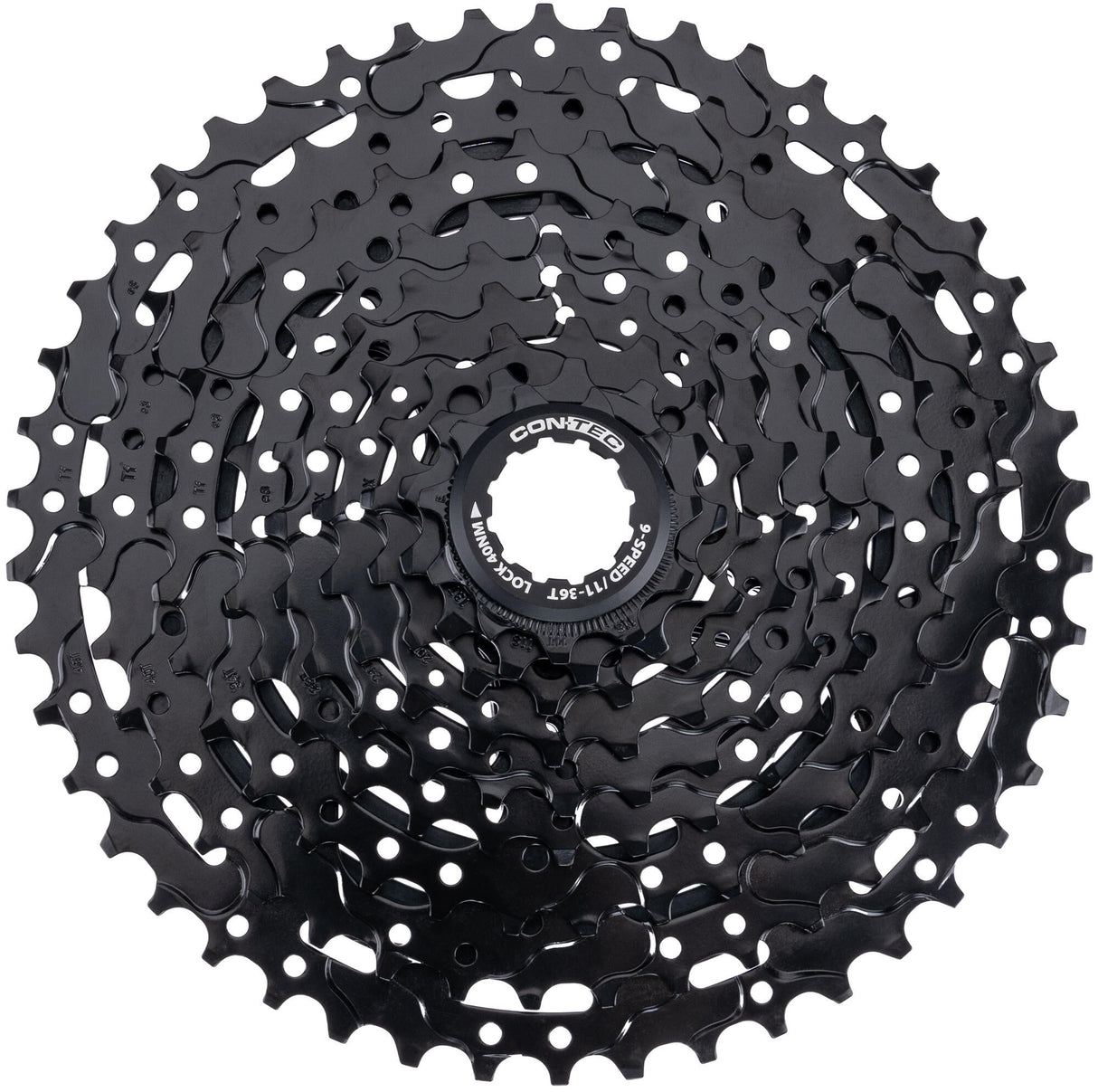 Contec cassette grad.lg cog ct cas.sprocket grad.lg 11-36t 9sp black