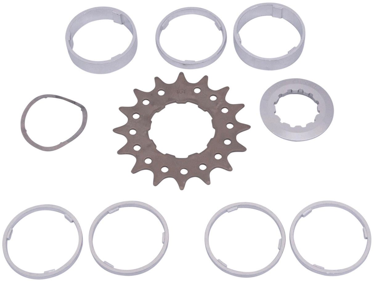 Point steek-sprocket set sprocket w.spacer set 16t