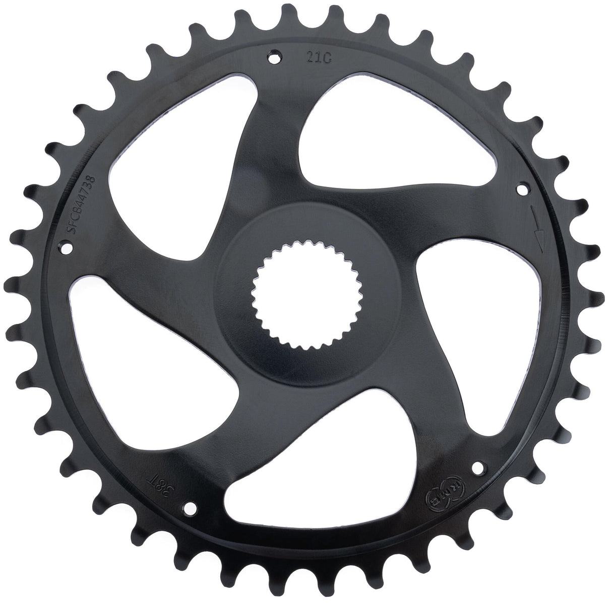 KMC chainring 38T Bosch 47.5 Gen 4 spacerless (25 pieces)