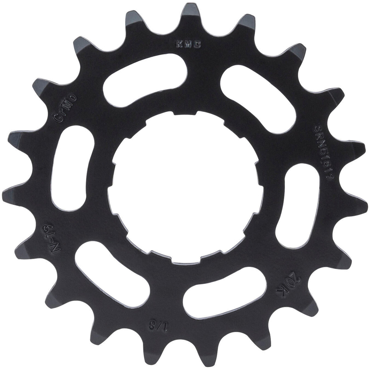 KMC Rear Sprocket 19T Enviolo Nuvinci 1 8, Black