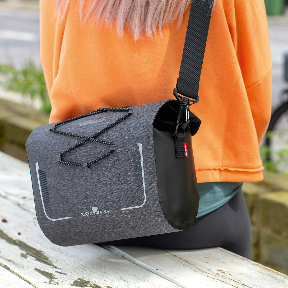 Rixen kaul stuurtas baggy waterproof handlebar bag rk baggy waterpr.grey