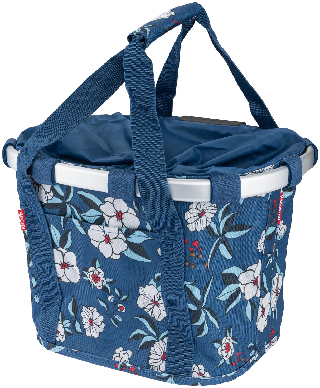 Rixen kaul shopper bag bikebasket shop.bag rk bikebasket garden blue
