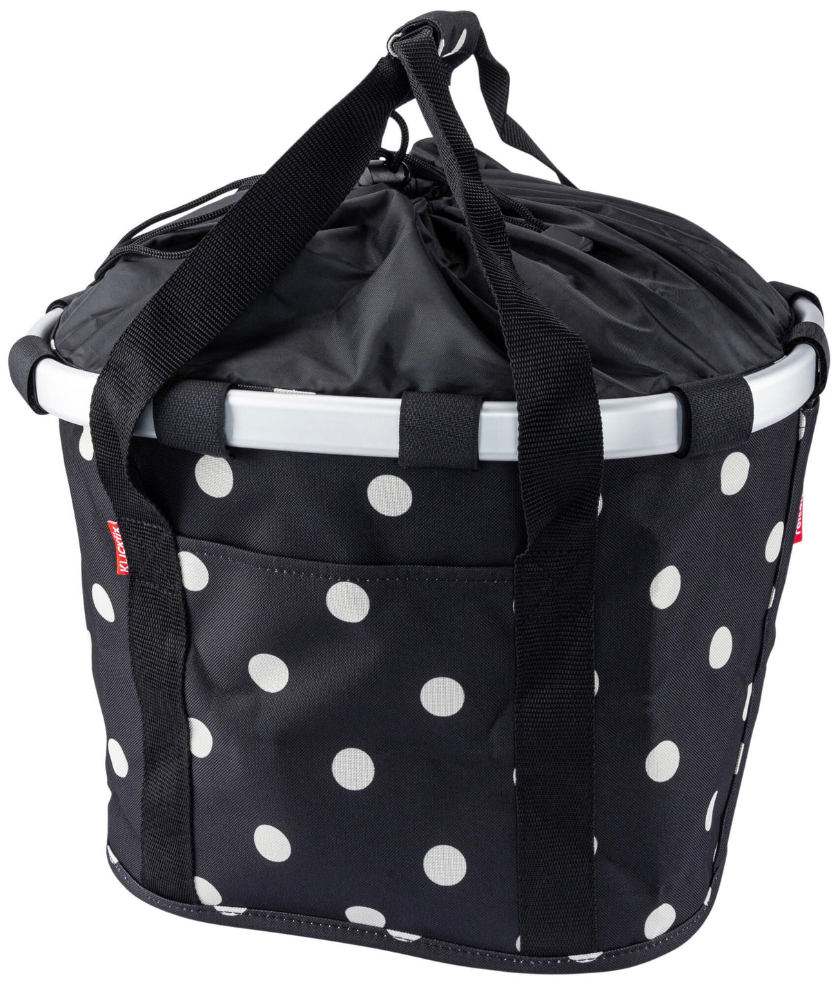 Rixen kaul shopper bag bikebasket shopping bag rk bikebasket b dots