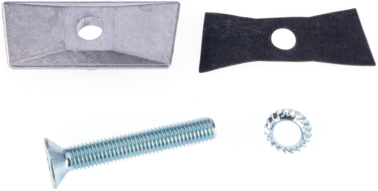 Hebie standaardplaat adapter plate w. long screw m10x65mm