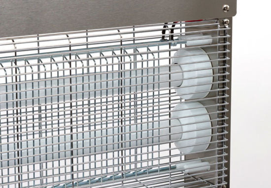 Ecokill elektr vliegenkast inox ipx4 2 x 15w