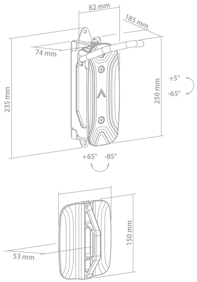 Contec smart presentation hooks ct wall presenter smart black