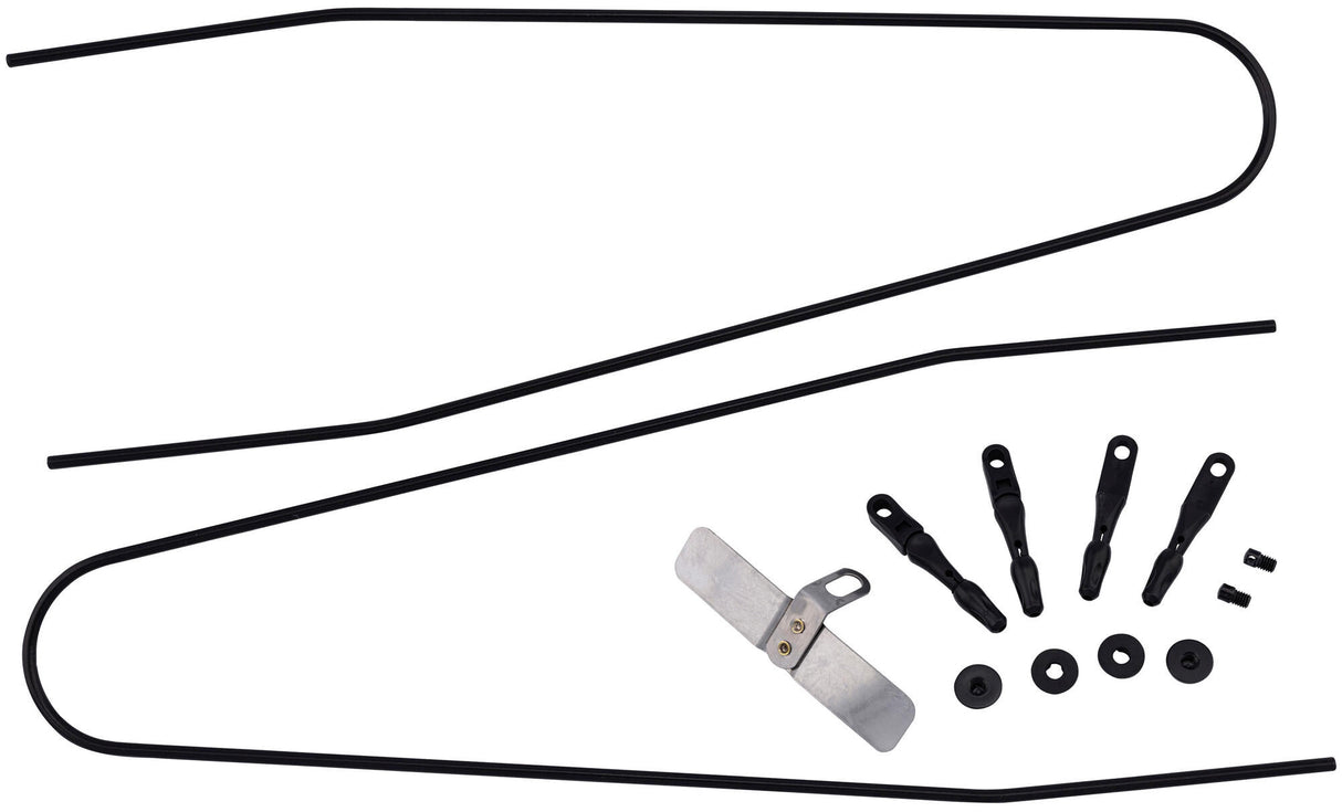 Contec spatbordstangen bevestigingsset splash protect dlx ct strut set f. splash prot. 54mm 20 black