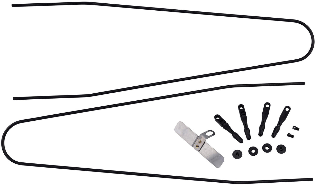 Contec fender stays mounting set splash protect dlx ct strut set f. splash prot. 54mm 24 black