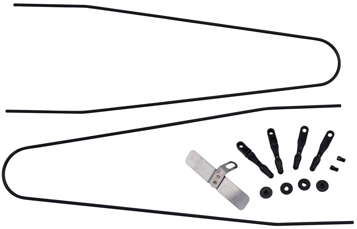 Contec mudguard stays mounting set splash protect dlx ct strut set f. splash prot.60 26 58 28 black