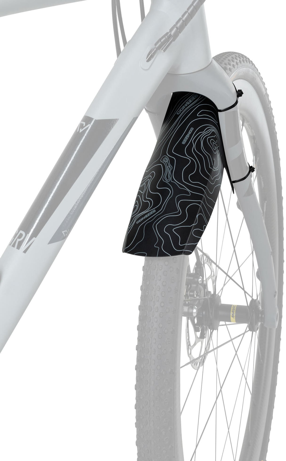 Contec mud flap shield ct splash guard shield lines: black gray