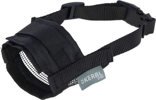 Nylon muilkort hond mt xl zwart