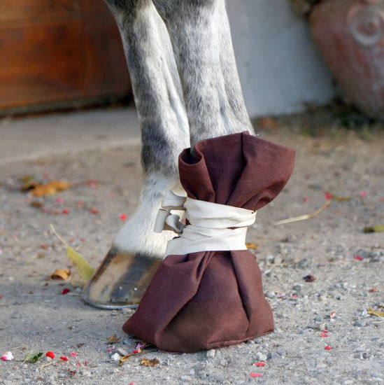 Klauwzak linnen 37cm