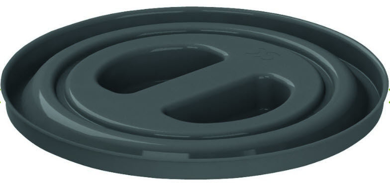 Deksel voor stal bouwemmer kunststof