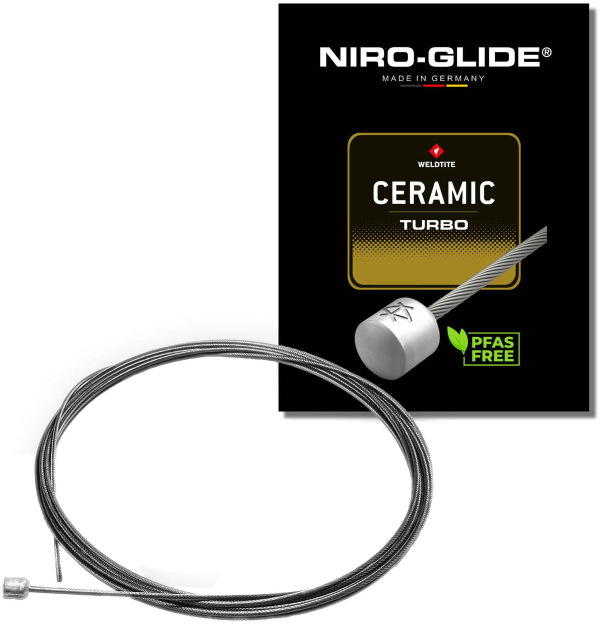 Niro-glide inner gear cable ceramic turbo niro glide ceramic turbo derailleur cable 4500 mm