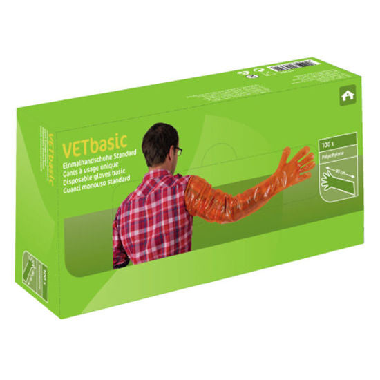 Kerbl onderzoekshandschoen vetbasic lang 90cm %c3%a0 100st