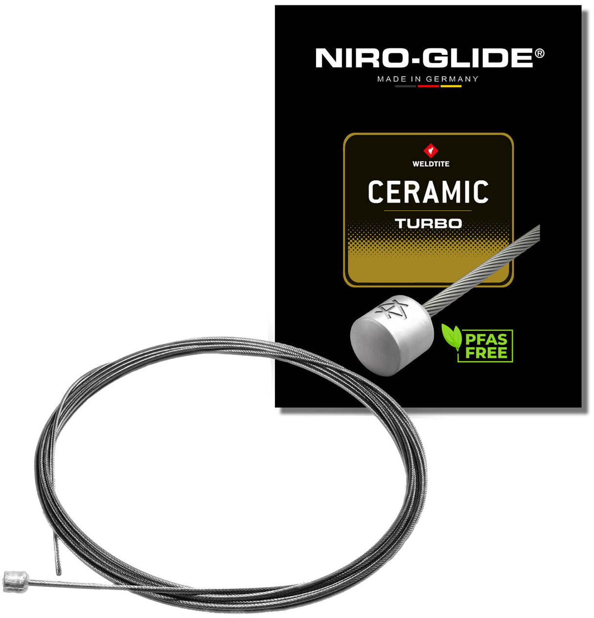 Niro-glide inner gear cable ceramic turbo niro glide ceramic turbo derailleur cable 2200 mm