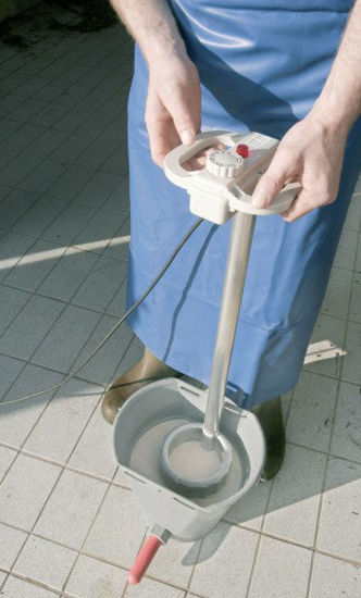 Kalvermelkverwarmer met thermostaat beugelgreep