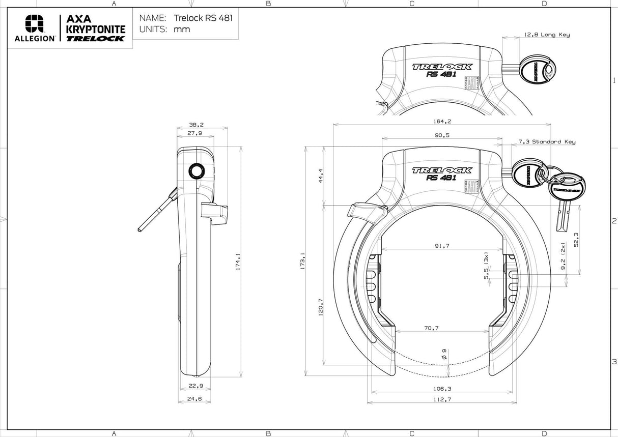 Trelock frame lock rs 481 xxl frame lock rs 481 xxl naz