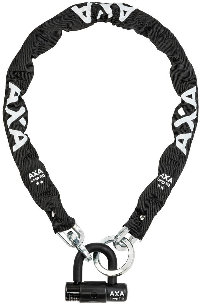 AXA Disc Lock Loop 110 Art** Black Lock Chain