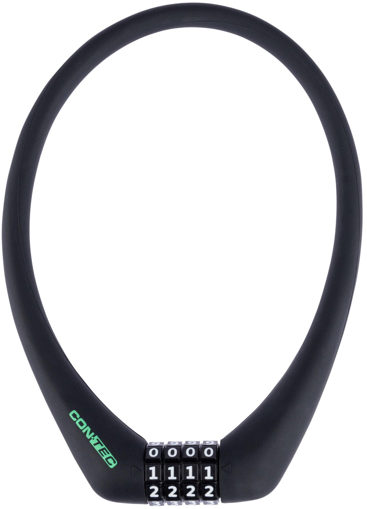 Contec number cable lock sloc ct number cable lock sloc 12 mm x 50 cm, black