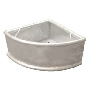 Voerbak gegalvaniseerd paard hoekmodel