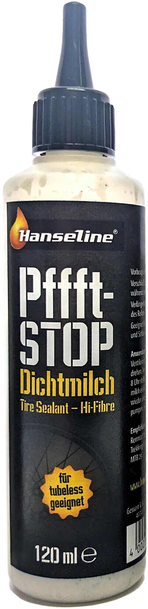 Hanseline tire sealant pffft-stop sealant milk pffft-stop 120ml