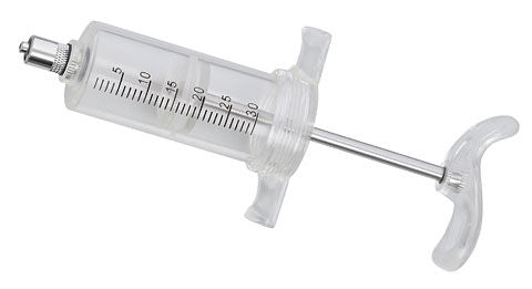 Injectiespuit 30cc met schroefdraad