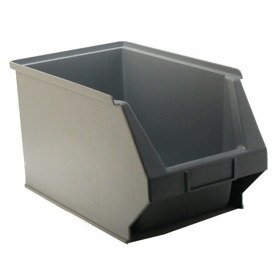 Kunststof stapelbak grijs 336 x 200 x 150mm