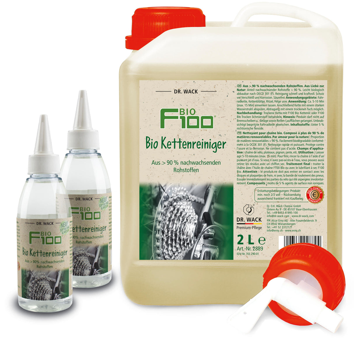 Dr. wack chain cleaner f100 bio chain cleaner chain cleaner dr.wack f100 bio 2l