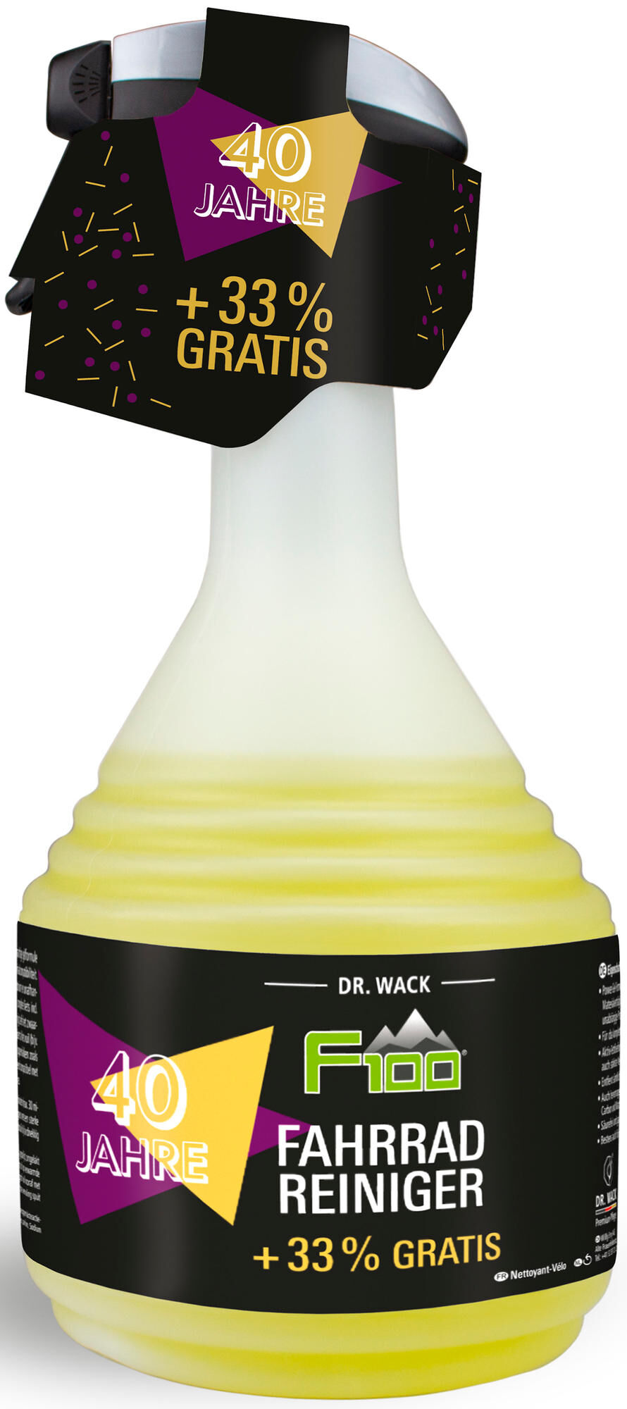Dr. wack f100 bicycle cleaner new formel f100 bike cleaner 1 liter