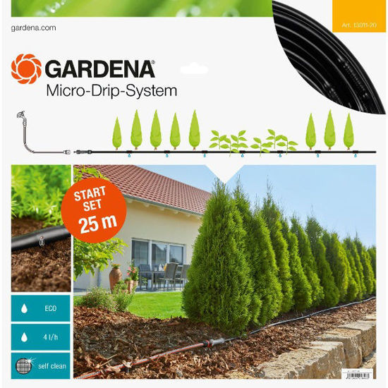 Gardena micro drip system startset s voor 15m rijplanten