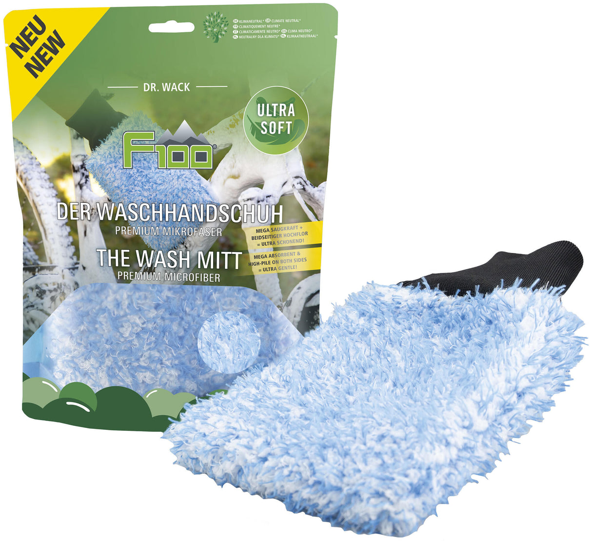 Dr. Wack F100 Mikrofaserwaschhandschuh Dr. Wack 1PCS.