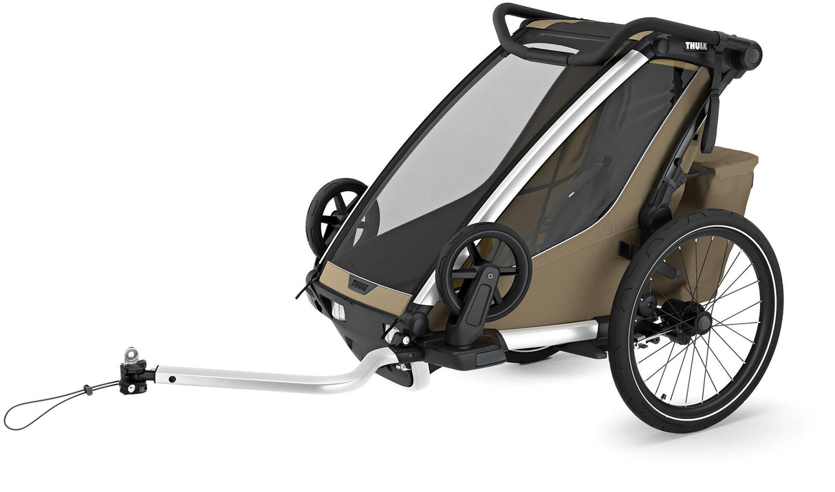 Thule bicycle-child trailer chariot cross 2 single. bicycle trailer chariot cross 2 faded kha