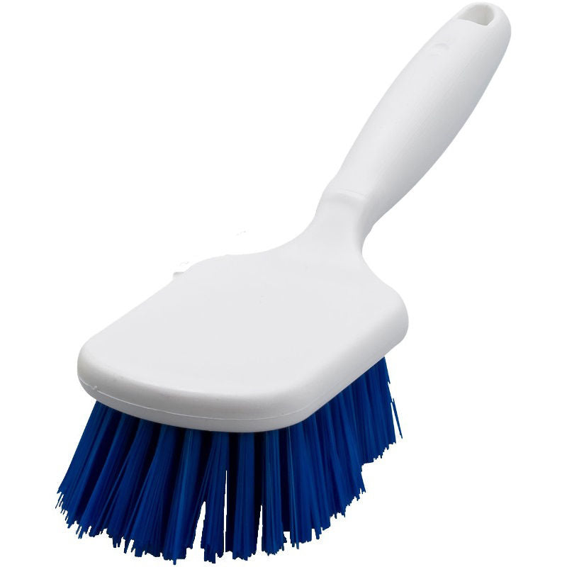 Falconbrush hygiene handborstel korte steel 25cm blauw