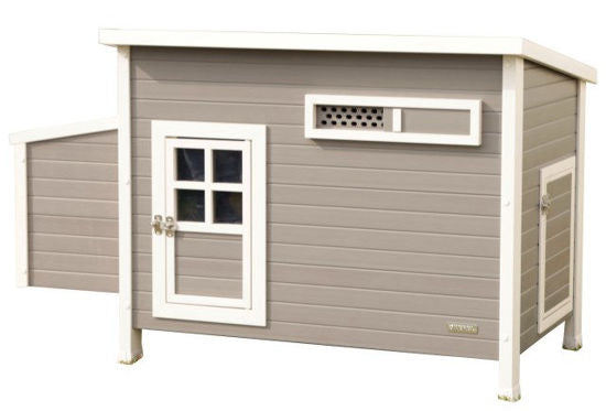 Kippenhok eco stal kunststof barney