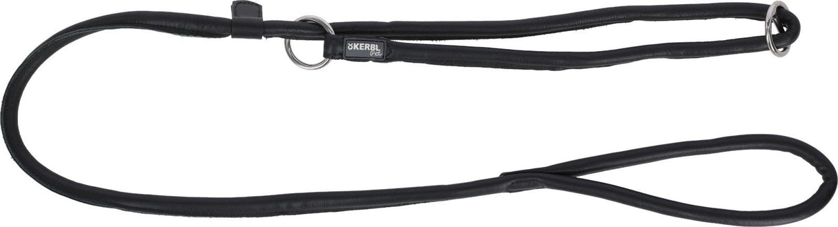 Rundlederen sliplijn roma 170 cm 8 mm zwart